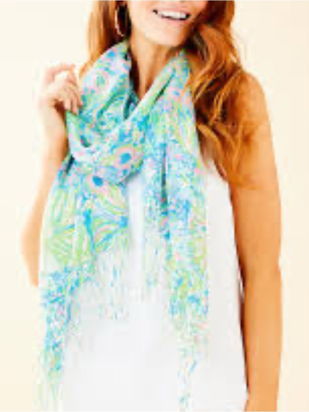 Lilly Pulitzer murfee  cashmere scarf